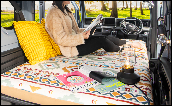 車にぴったり収まるイメージ